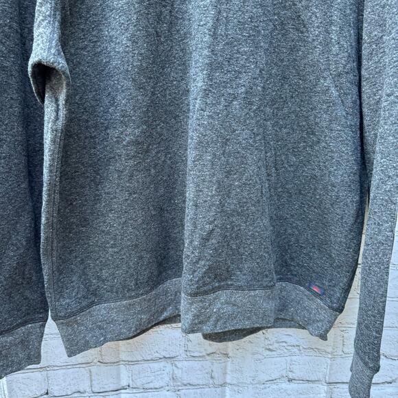 Faherty Pullover Sweater Sweatshirt 1/4 Zip Heathered Gray XL Comfort Active - Picture 6 of 8